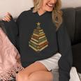 Book Lover Christmas Graphic For Librarians Unisex Hoodie