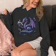 Book Lover Dragon Reading Cool Fantasy Women Girls Kids Men Unisex Hoodie