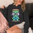 Book Lover Frankenstein's Monster With Reading Glasses Unisex Hoodie Book Lover Frankenstein's Monster With Reading Glasses Unisex Hoodie