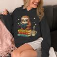 Book Lover Sloth Reading Bookish Library Read Books Be Kind Unisex Hoodie Book Lover Sloth Reading Bookish Library Read Books Be Kind Unisex Hoodie