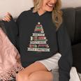 Book Merry Little Christmas Tree Holiday Unisex Hoodie