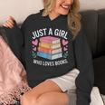 Book Nerd Just A Girl Who Loves Books Literary Enthusiast Unisex Hoodie Book Nerd Just A Girl Who Loves Books Literary Enthusiast Unisex Hoodie
