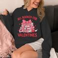 All Booked For Valentine Bow Books Lover Teacher Girl Women Unisex Hoodie All Booked For Valentine Bow Books Lover Teacher Girl Women Unisex Hoodie
