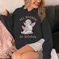 All Booked For Valentines Cute Cherub Vintage Book Lover Unisex Hoodie All Booked For Valentines Cute Cherub Vintage Book Lover Unisex Hoodie