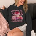 All Booked Valentine's Girly Teacher Coquette Love Unisex Hoodie All Booked Valentine's Girly Teacher Coquette Love Unisex Hoodie