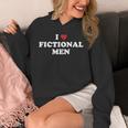 Bookish Quote Reading Lover I Love Fictional Men Unisex Hoodie Bookish Quote Reading Lover I Love Fictional Men Unisex Hoodie