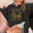 I Like Books And Dogs And Maybe 3 People Book Dog Lovers Men Women Unisex Hoodie I Like Books And Dogs And Maybe 3 People Book Dog Lovers Men Women Unisex Hoodie