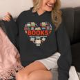 Books Heart Valentines Day Books Are My Love Language Unisex Hoodie Books Heart Valentines Day Books Are My Love Language Unisex Hoodie