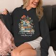 I Like Books More Than People Reading Reader Bookworm Saying Unisex Hoodie