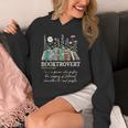 Booktrovert Definition Floral Books Reading Teacher Library Unisex Hoodie