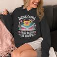 Bookworm Tees Drink Coffee Read Books Be Happy Unisex Hoodie Bookworm Tees Drink Coffee Read Books Be Happy Unisex Hoodie