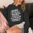 Born To Read Books Forced To Read Emails Bookish Unisex Hoodie Born To Read Books Forced To Read Emails Bookish Unisex Hoodie