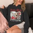 Born To Read Forced To Work Santa Christmas Book Lover Retro Unisex Hoodie