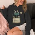 Cat Reading Book Unisex Hoodie