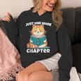 Cat Reading Books Bookworm Read One More Chapter Unisex Hoodie Cat Reading Books Bookworm Read One More Chapter Unisex Hoodie