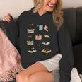Cats Reading Books Cat Lover Unisex Hoodie Cats Reading Books Cat Lover Unisex Hoodie