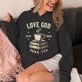 Christian Bookworm Love God Read Books Drink Tea Unisex Hoodie Christian Bookworm Love God Read Books Drink Tea Unisex Hoodie