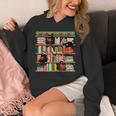 Christmas Cat Santa Bookshelves Book Lover Reader Unisex Hoodie