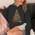 Christmas Tree Bookshelf Book Lover Library Unisex Hoodie Christmas Tree Bookshelf Book Lover Library Unisex Hoodie
