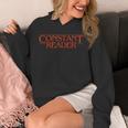 Constant Reader Fan Of Horror Suspense Books Bibliophile Unisex Hoodie