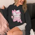 Coquette Reading Book Lover Pink Bow Bookish Mom & Daughter Unisex Hoodie Coquette Reading Book Lover Pink Bow Bookish Mom & Daughter Unisex Hoodie