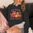Cozy Readers Book Society Teacher Reading Floral Pumpkin Tee Unisex Hoodie
