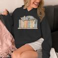 Cute Cat Sleeping On Books Unisex Hoodie Cute Cat Sleeping On Books Unisex Hoodie