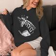 Cute Giraffe Wear Glasses Reading Book Librarian Bookworm Unisex Hoodie Cute Giraffe Wear Glasses Reading Book Librarian Bookworm Unisex Hoodie