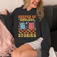 Cute Librarian Library Book Lover Keeper Of Endless Stories Unisex Hoodie Cute Librarian Library Book Lover Keeper Of Endless Stories Unisex Hoodie