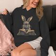 Cute Rabbit Bunny Book Lover Unisex Hoodie
