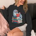 Cute Reading Seal On Books Book Lover Unisex Hoodie Cute Reading Seal On Books Book Lover Unisex Hoodie