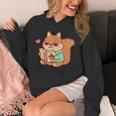 Cute Squirrel Reading A Book Lovers Anime Kawaii Women Kids Unisex Hoodie Cute Squirrel Reading A Book Lovers Anime Kawaii Women Kids Unisex Hoodie