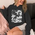 Dark Academia Fantasy Dragon Book Lover Bookish Goblincore Unisex Hoodie Dark Academia Fantasy Dragon Book Lover Bookish Goblincore Unisex Hoodie