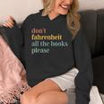 Don't Fahrenheit The Books Unisex Hoodie