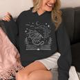 Dragon Flying Out Of Book Lover Bookworm Fantasy Novels Unisex Hoodie