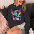 Dragon Reading a Book Bookworm Book Unisex Hoodie