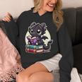 Dragon Reading A Book Cute Bookworm Book Lover Unisex Hoodie
