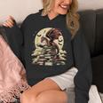 Dragon Reading a Book Dragons And Books Lover Bookworm Unisex Hoodie