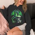 Dragon Reading Books Bookworm Unisex Hoodie