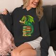 Dragon Reading Books Matching Bookworm Readers Librarian Unisex Hoodie Dragon Reading Books Matching Bookworm Readers Librarian Unisex Hoodie