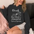 Drink Tea Read Books Dismantle Systems Of Oppression Unisex Hoodie