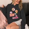 Dungeon Crawler Carl Colorful Sticker Collage LitRPG Book Unisex Hoodie Dungeon Crawler Carl Colorful Sticker Collage LitRPG Book Unisex Hoodie