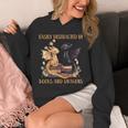 Easily Distracted By Books & Dragons Librarian Book Lover Unisex Hoodie Easily Distracted By Books & Dragons Librarian Book Lover Unisex Hoodie