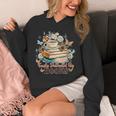 Easily Distracted By Books Book Wildflowers Book Lovers Unisex Hoodie
