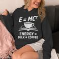 EMC2 Energy Milk x Coffee Science Book Math Lover Unisex Hoodie