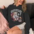 English Bulldog Dog Reading Book 67 Six Seven Meme Unisex Hoodie