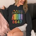 Equal Rights Book Flower Resist 86 47 Feminist Women Rights Unisex Hoodie