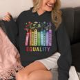 Equality Books Peace Love Compassion LGBT Gay Lesbian Pride Unisex Hoodie