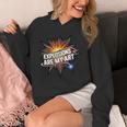 Explosions Are My Art Comic Book Boom Unisex Hoodie