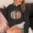 Fall Book Pumpkin Halloween Teacher Librarian Thanksgiving Unisex Hoodie